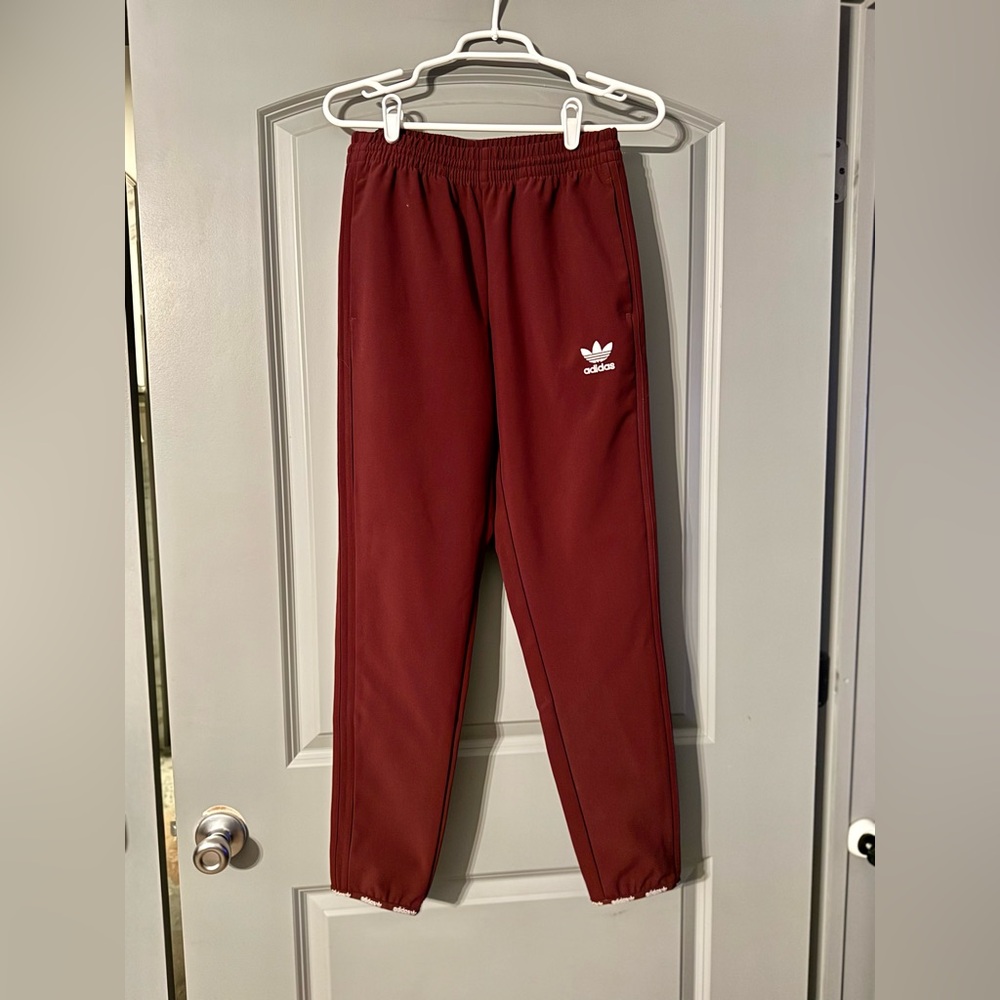 Adidas Burgundy Joggers